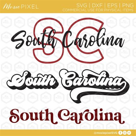 South Carolina Svg Files South Carolina Word Art States Svg South