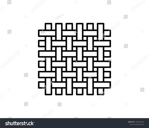 Knots Weave Symbol Illustration Woven Tight Stock Vector Royalty Free