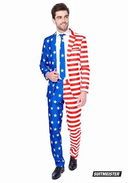 Suit Usa Suitmeister Mens Flag Costumes Fun