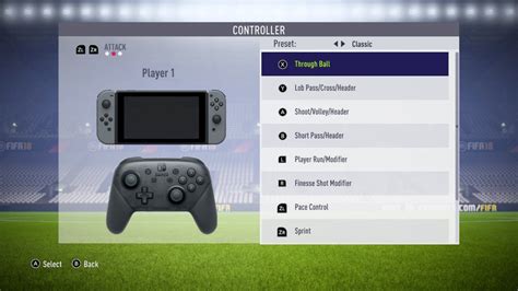 Fifa 18 Nintendo Switch All The Control Schemes