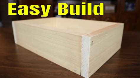How To Make A Wooden Box For Beginners The Simple Way Youtube