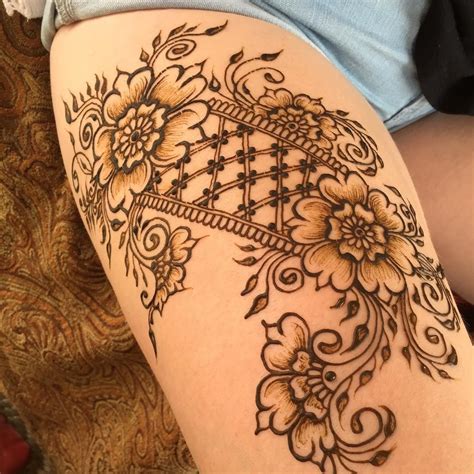 Thigh Henna For My Hailey I Will Miss You Reggae On The Mountain In The Beautiful Topanga