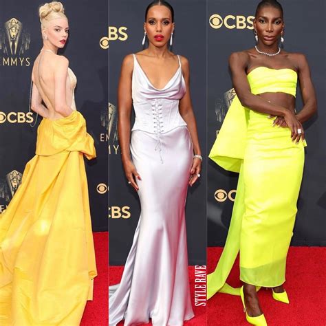 The Emmys 2021 Red Carpet Was Buzzing With High Fashion Look