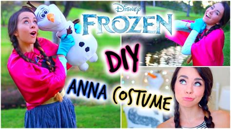 Diy Frozen Anna Halloween Costume Easy And Affordable Youtube
