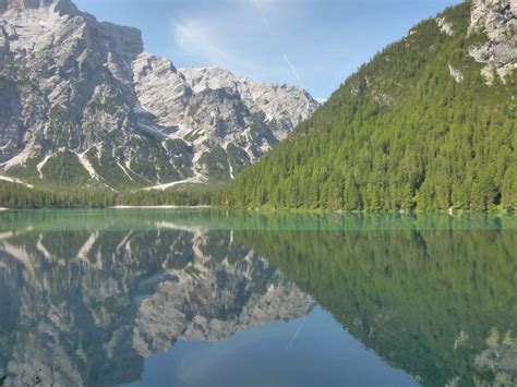 Lac De Braies Dolomites Lac Italie