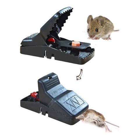 Mouse Trap Pack Reusable Snap Traps Rodent Trap Mice Kill Control