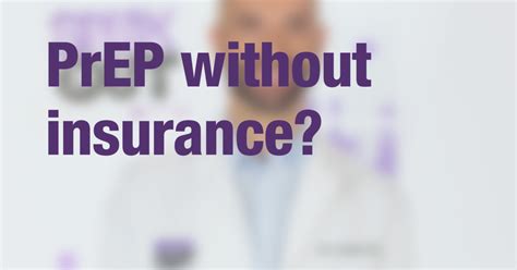 Worse, doctor and lab tests are not anonymous. PrEP without insurance? - Greater Than AIDS