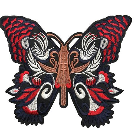Large Butterfly Patches For Clothes Iron On Embroidery Patch Diy
