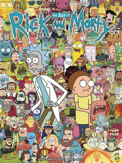 May170019 Art Of Rick And Morty Hc Previews World