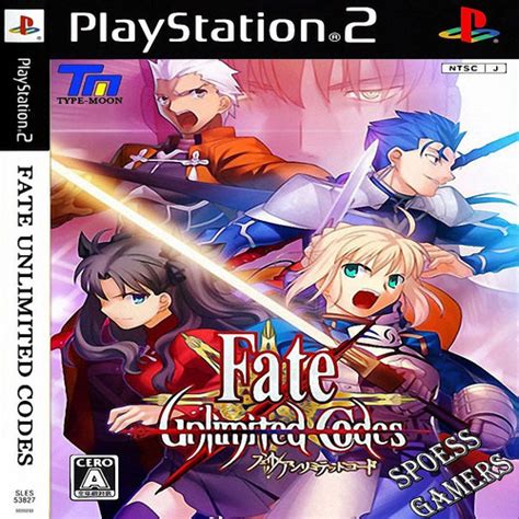 Fate Unlimited Luta Codes Patch Ps2 Mercadolivre