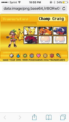 Wish maker, having a battle with brendan. My trainer! Go to pokecharms.com › trainer-card-maker to ...