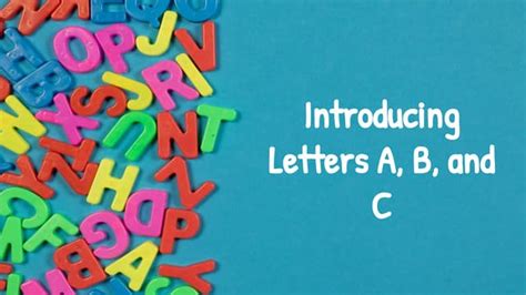 Learn Letters A B C Tracing Activity For Preschool Ppt