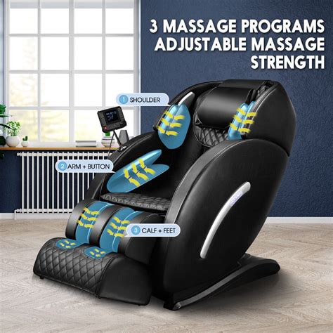 Homasa 3d Full Body Intelligent Massage Chair Zero Gravity Electric Massager Ebay