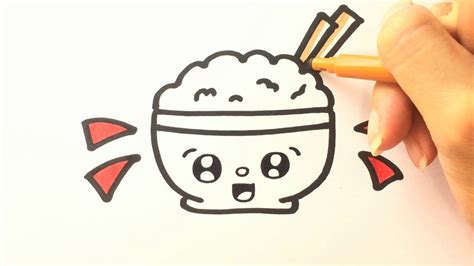 Cara Menggambar Mangkuk Nasi Belajar Menggambar Untuk Anak Youtube