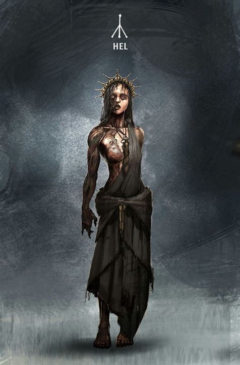 Hel Goddess Era Viking Viking Art Viking Woman Tatoo Manga