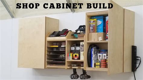 Diy Shop Cabinet Build Workshop Project Youtube