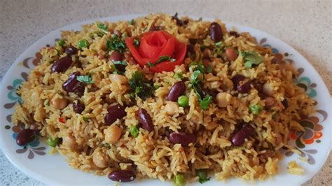 Mix Bean Rice For Vegetarians Uk Asian Cooking With Noreen Bean