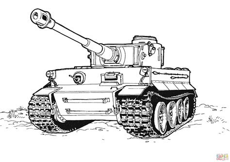 Army tanks coloring pages are coloring pictures with armored fighting vehicles on caterpillar to the course, with a big gun on the top. Army tanks coloring pages download and print for free