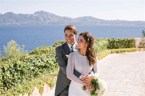 Rafa married long time girlfriend, xisca perello on october 19th, 2019 at a very fancy castle in. Photos from wedding between Rafael Nadal and Maria Francisca Perello