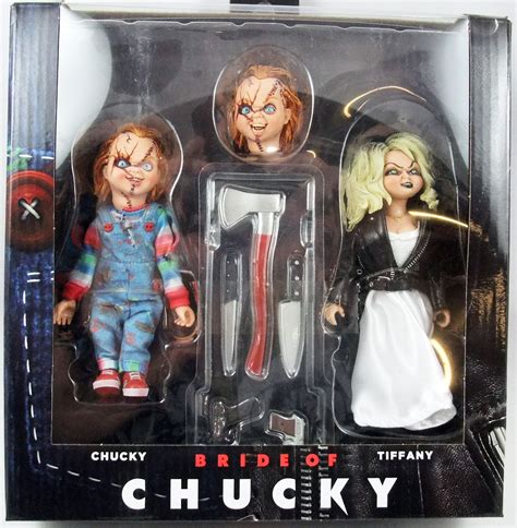Neca Bride Of Chucky Ultimate Chucky Tiffany Action Figures Gets Lucky