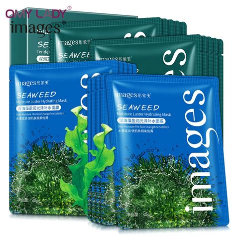 Face Care Seaweed Face Mask Mineral Silk Anti Wrinkle Anti Aging Hydrating Moisturizing For Face
