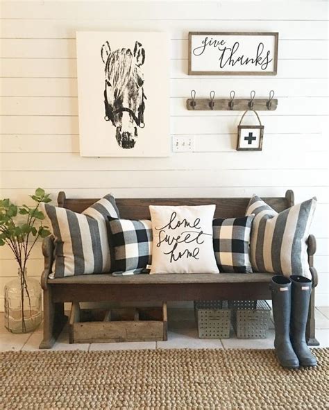 Buffalo Check Black And White Year Round Home Decor Ideas Trendy Home