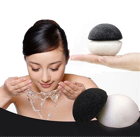 Gently Massage And Exfoliation Natural Fiber Hot Natural Konjac Fiber Face Wash Cleanse Sponge