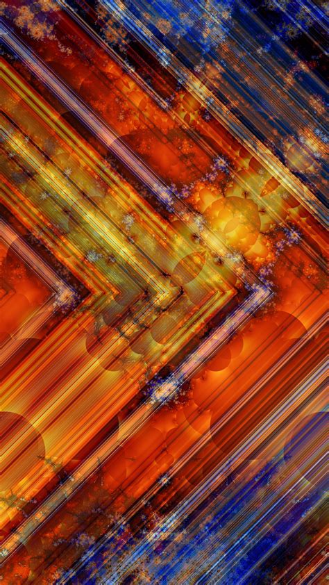 Download Wallpaper 2160x3840 Fractal Lines Patterns Abstraction