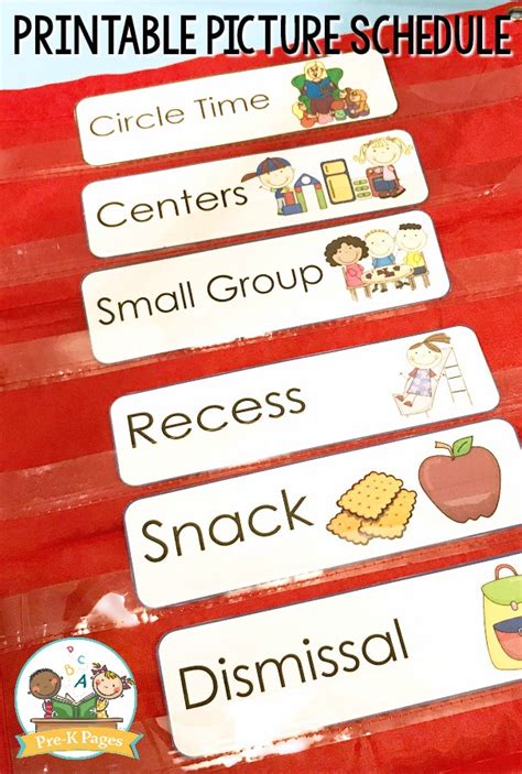 Preschool Transition Activities Pre K Pages