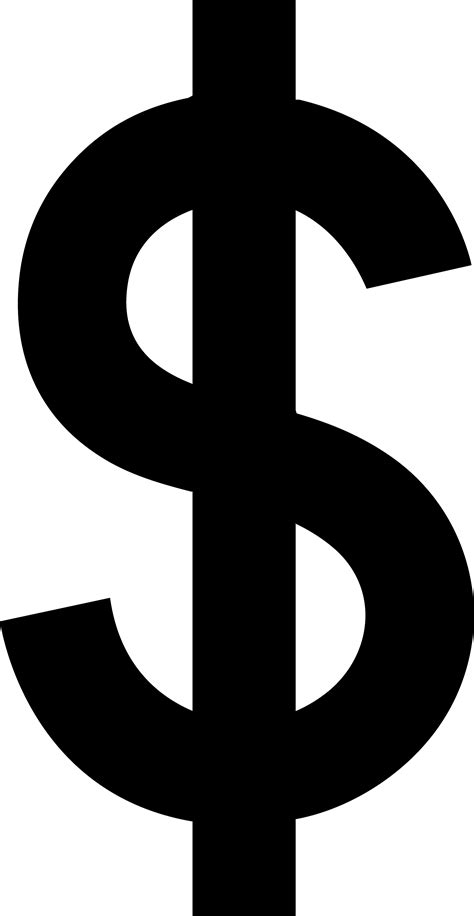 Black Dollar Sign Money Icon Expense Icon Png White X Png Images And Photos Finder