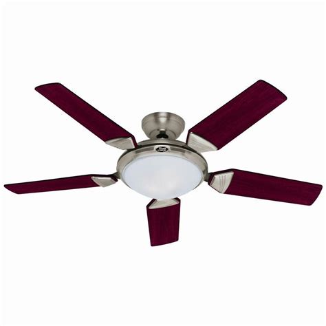 Hunter Ergonomic 56 In Brushed Nickel Ceiling Fan Discontinued 20171