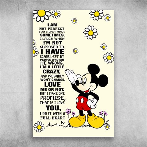 It falls under the catagory quite easy to understand. I Am Not Perfect I Say Stupid Things Mickey Mouse Canvas ...
