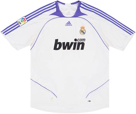 Real Madrid Tercera camiseta Camiseta de Fútbol 2007 2008 Sponsored