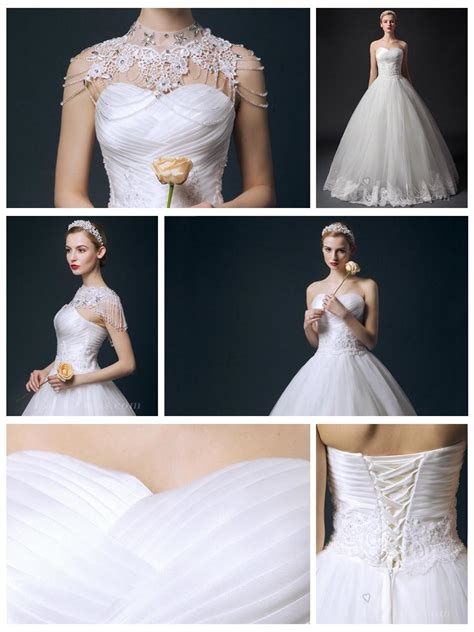 strapless ruched bodice ball gown wedding dress 2553029 weddbook