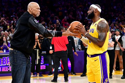 How Lebron James Kareem Abdul Jabbar Overcame Frosty Past For Special