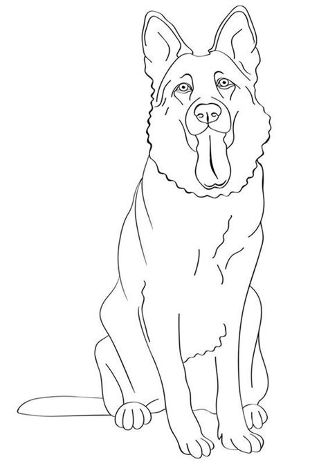 Find high quality german shepherd coloring page, all coloring page images can be downloaded for free for personal use only. Free Printable Dogs and Puppies Coloring Pages for Kids ...