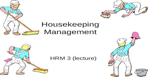 Housekeeping Management Ppt Powerpoint