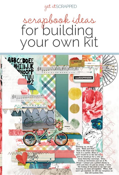 Scrapbook Page Challenge Make Your Own Kit