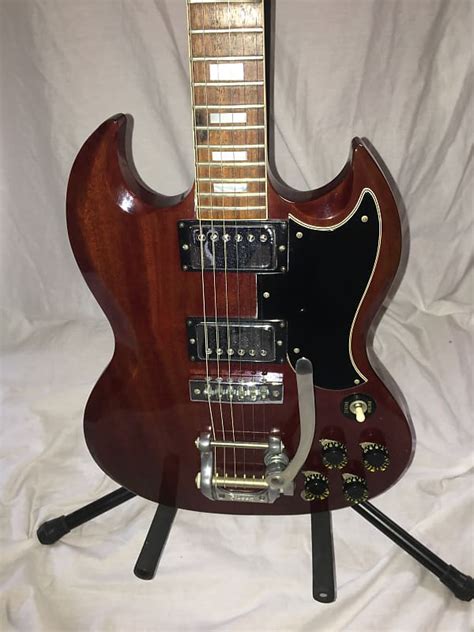 Vintage 1972 Gibson SG Standard With Bigsby Timeless Reverb