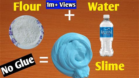 How To Make Slime Without Glue L How To Make Slime With Flour And Water