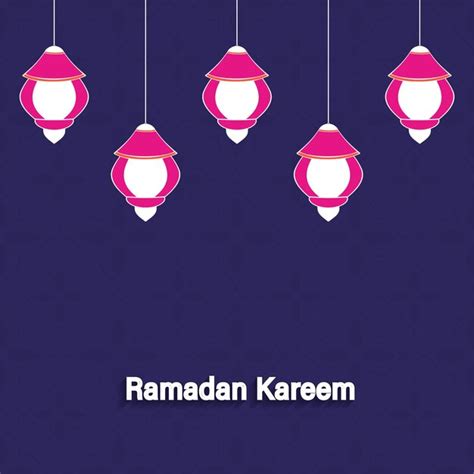 Premium Vector Ramadan Kareem Concept With Traditional Lanterns Hang
