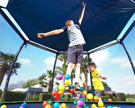 Trampoline Shade Cover Sunsafe Bouncing Jumpflex
