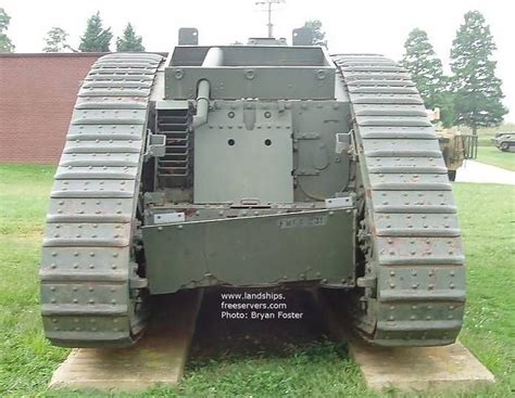 Mark Iv Female Tank In Aberdeen Proving Grounds Maryland Usa Ww1