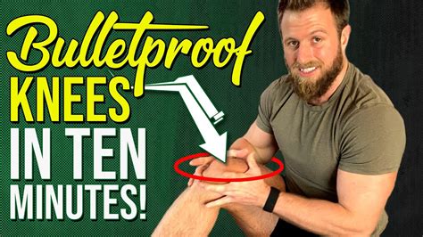 10 Minute Knee Stability Routine For Bulletproof Knees Follow Along