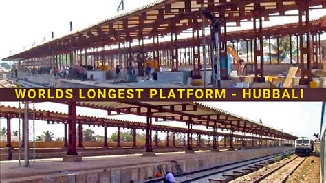 Pm Modi Dedicates Worlds Longest Railway Platform In Hubballi Station
