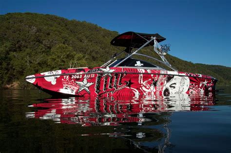 Checkout This Wrap By Wakegraphics Boatwrap Boat Wraps Boat