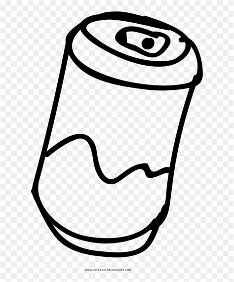 Soda Can Coloring Page Lata Para Colorear Free Transparent Png