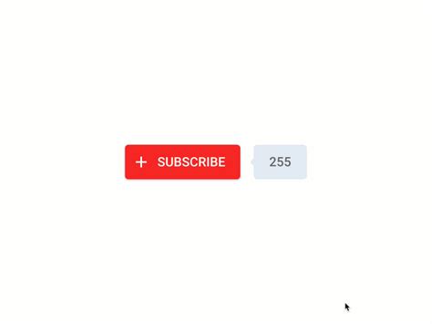⚡️ Microinteractions Subscribe Button Uplabs