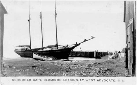 Advocate Postcard Of Schooner Cape Blomidon K Dan Leblanc Flickr