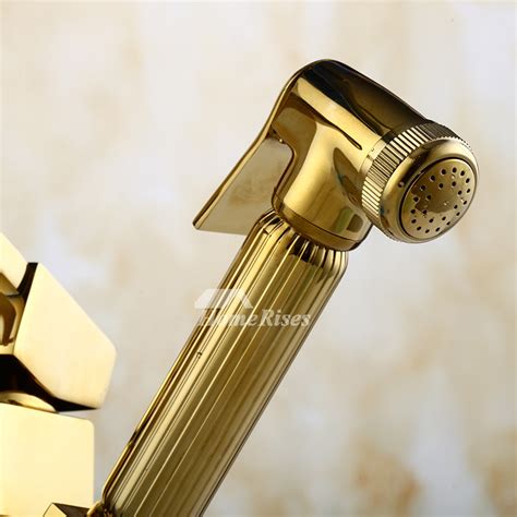 The master bathroom is almost done y'all. Luxury Kitchen Faucets Pull Out Spray Polished Brass ...